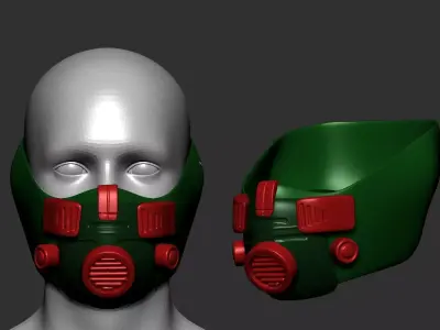 helmet high poly sculpt 3d printable  3D model 86