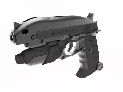 DNA2- Karin-Aoi-PROP-Pistol- GunlikeObject 3D print model