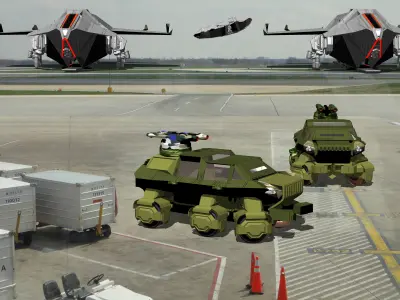 PG War Raven Transport 3D model