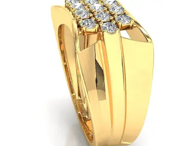 25 Small-Mens ring 3D Model Pack