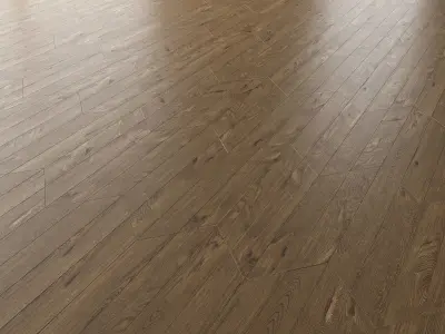 Parquet Oak Estate NEW Brushed set 6 3D model