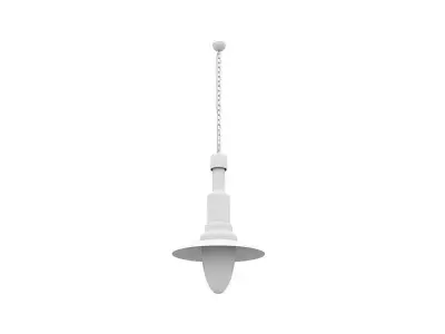 Modern Cone Shaped Pendant Light 3D Model  Hanging Lamp 3ds Max  3D model