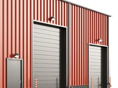 Warehouse hangar 3D model