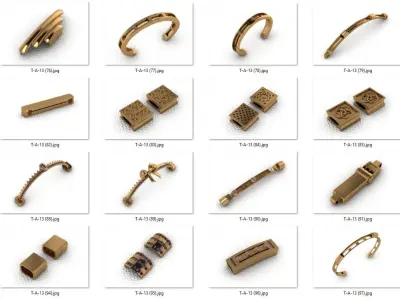 wristband design 50 piece drawings wristbands  wristbands 3D print model