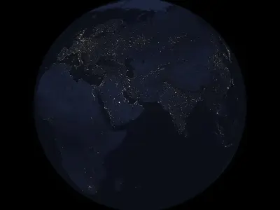 Earth 16K 3D model