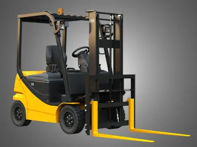 AE50 Electric Forklift 3D model