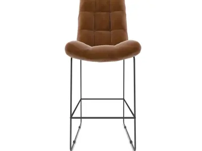 Four Hands - Camile Counter Stool -Vintage Tobacco 3D model