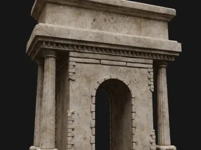  ANCIENT RUIN GREEK ROMAN TEMPLE MONUMENT STATUE COLUMN PACK 