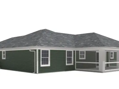 House-027 Low Poly 3D model