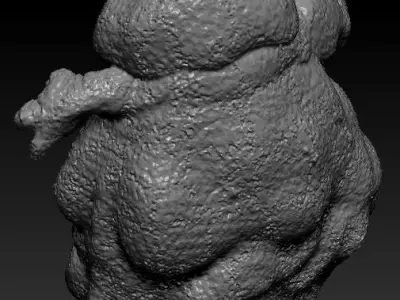 Twilight Zone Doomsday Creature 3D print model