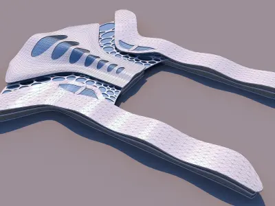 0108 - Organic Building 3D model