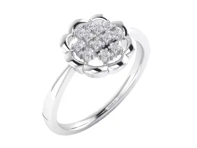  Women Ring Render 3dm STL MTL SLC JCD OBJ FBX Details 3D print model 39