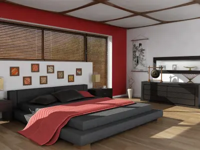 Archinteriors 01 for Maya - interiors scenes 3D model