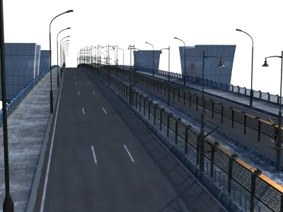 bridge  3d model 3D model