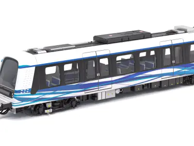 Hitachi Rail Driverless Metro Thessalonikis 3D model