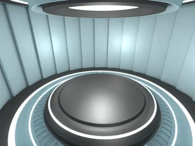 Sci Fi Room 3D model