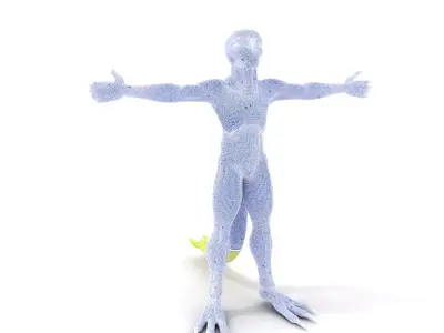 Extraterrestrial Reptilian Model Pack Low-poly 3D model