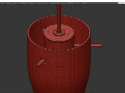 MANI pendant Low-poly 3D model