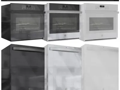 GE Appliance Collection Set 01 3D model