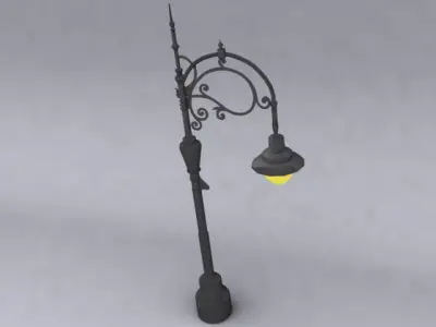 Street Lamp 3D model 19