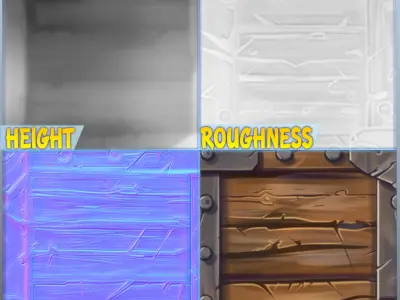 Stylized Wood Seamless Texture Texture