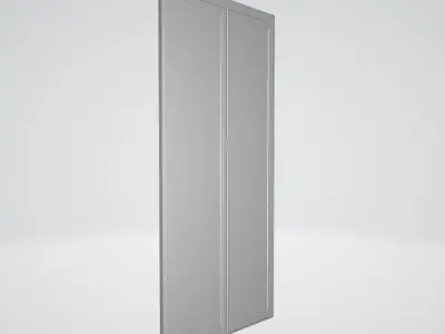 Bi-Fold Door Pattern 02 3D model