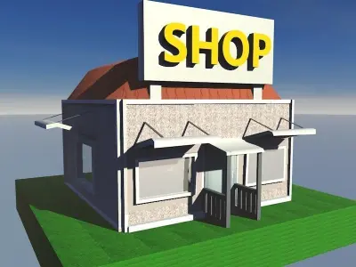 Grocery Store 3D model