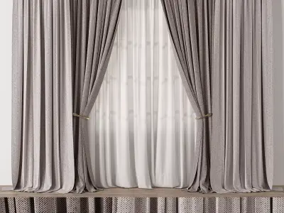 Curtain 10 3D model