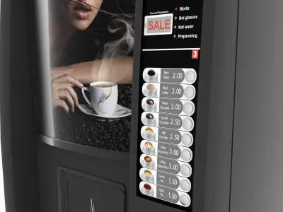 Coffee Vending Machine 3D model