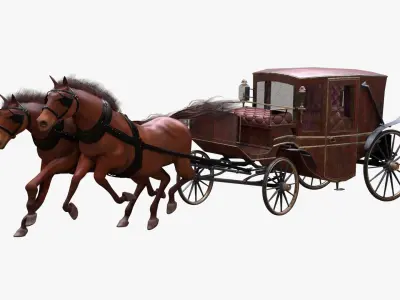  Carriage with Horses 