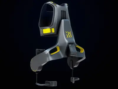 Exoskeleton German Bionic Apogee PBR Low-poly 3D model