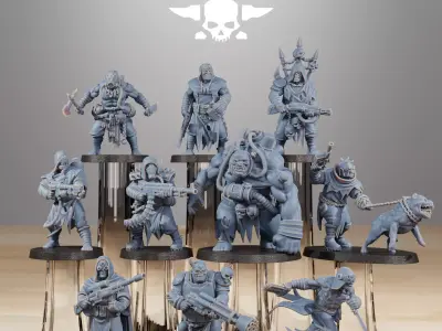 Corrupted Guard Nomads 3D print model