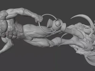 Green Lantern 3D Model STL 3D Printing Ready 3D print model