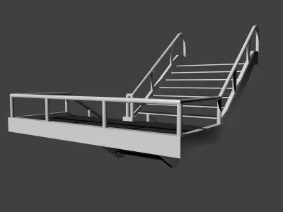 flight of stairs 3D model