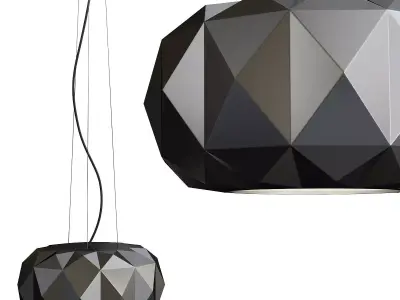 Deluxe Pendant Light Low-poly 3D model