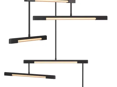 MELBOURNE 3-TIER PENDANT 3D model