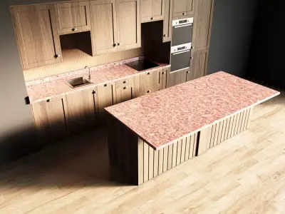 28-Kitchen4 texture 3 3D model