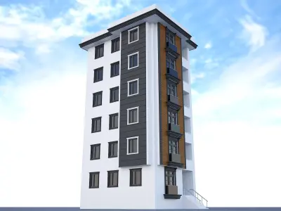  Ornate building 3d model 3D model