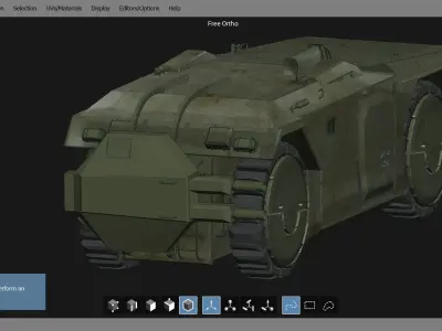 Aliens APC Carrier 3D model