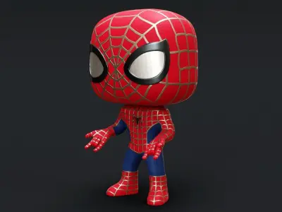 Funko Spider-Man Classic 3D model