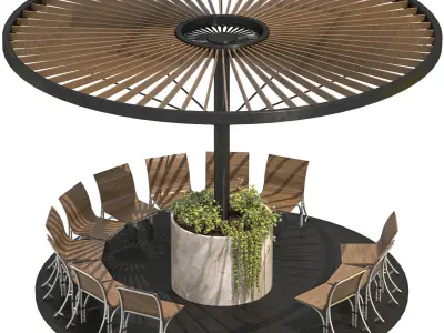Urban Furniture 05 3D model