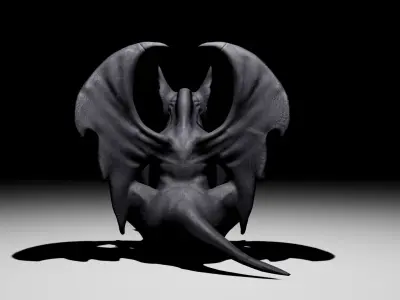 Gargoyle Statue 3D model