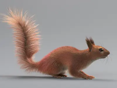  Squirrel Rigged Xgen 