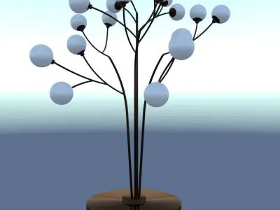 tree lamp 3D model