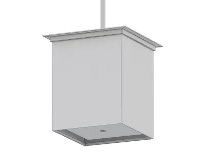 STEEG outdoor pendant light with shade 3D model