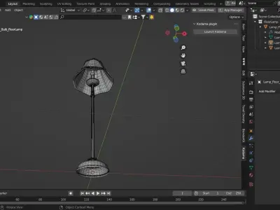 Lamp Floor 3D model purchase