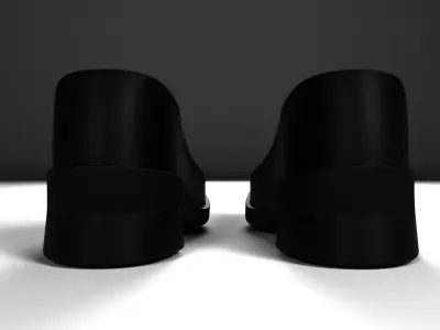 Loafers pair of shoes 3D model