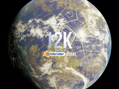 Planet Asgard 12K 3D model