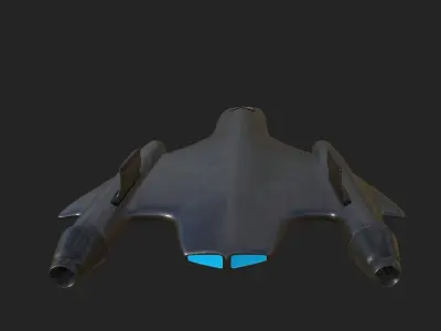 Blackbird Fighter 3D model