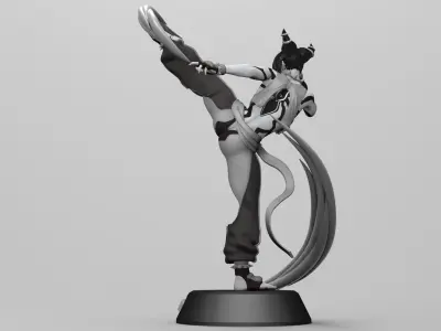 Street Fighter Juri 3D print model